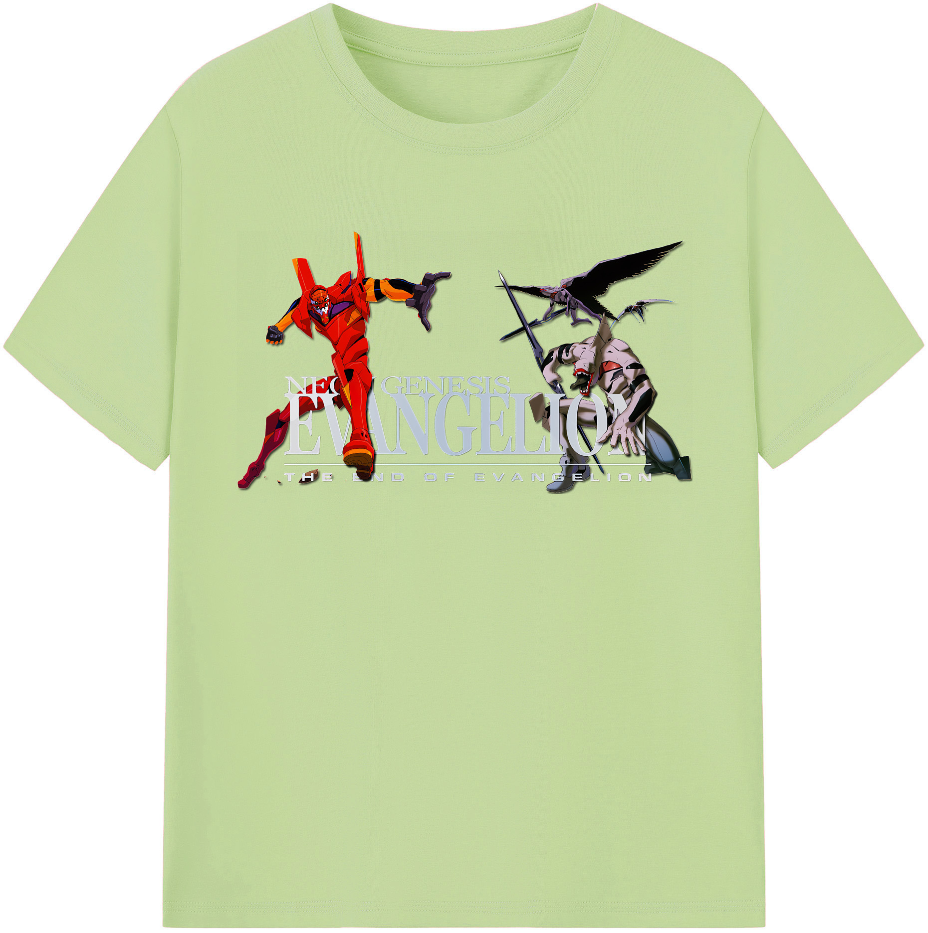 （画像用） EVA 新世紀エヴァンゲリオン 綿100％半袖Tシャツ（フロントプリント）